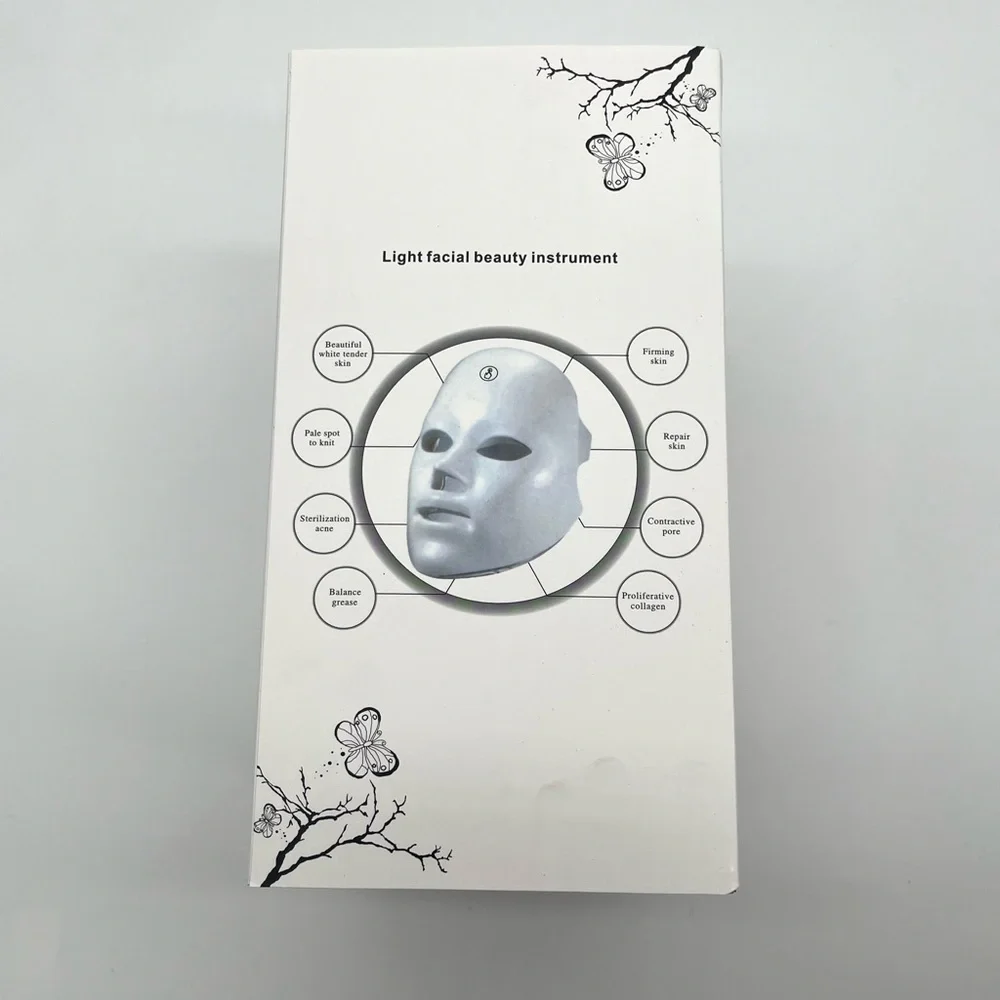 Light Therapy Mask NWT, Photon Facial Beauty Instrument, Skincare